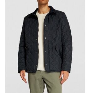 BARBOUR Men Chelsea Sportsquilt Black Jacket M Country Field 
Hunting Fall Light